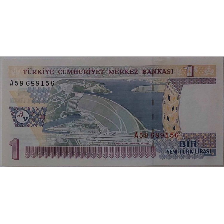 8 EMİSYON 1 YTL A61  PİK P-216 YIL 2005  1 TERTİP KONDİSYON 10/10 