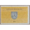 LİTVANYA 0,10 TALONAS PİK P-29 YIL 1991 KONDİSYON 10/8