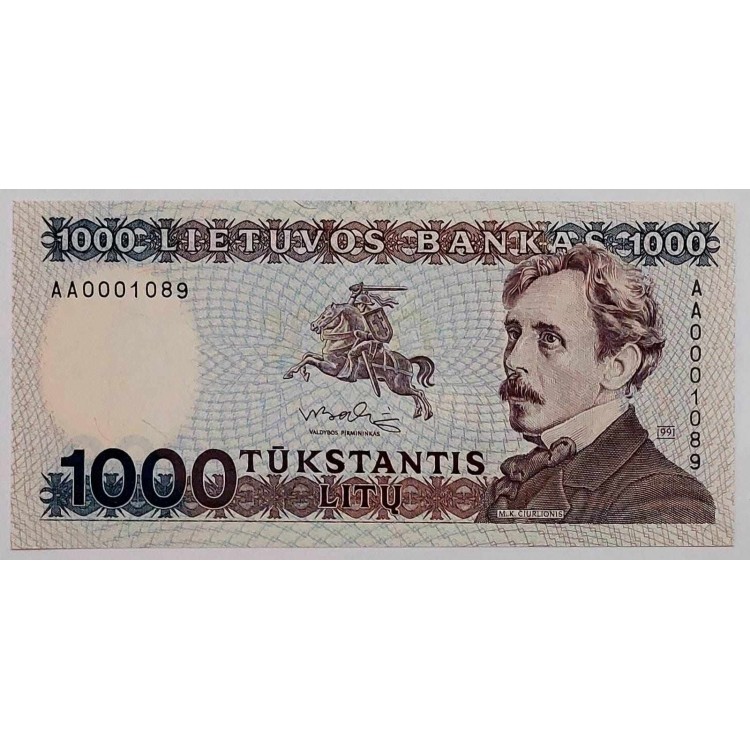 LİTVANYA 1000 LİTU  KONDİSYON 10/10 
