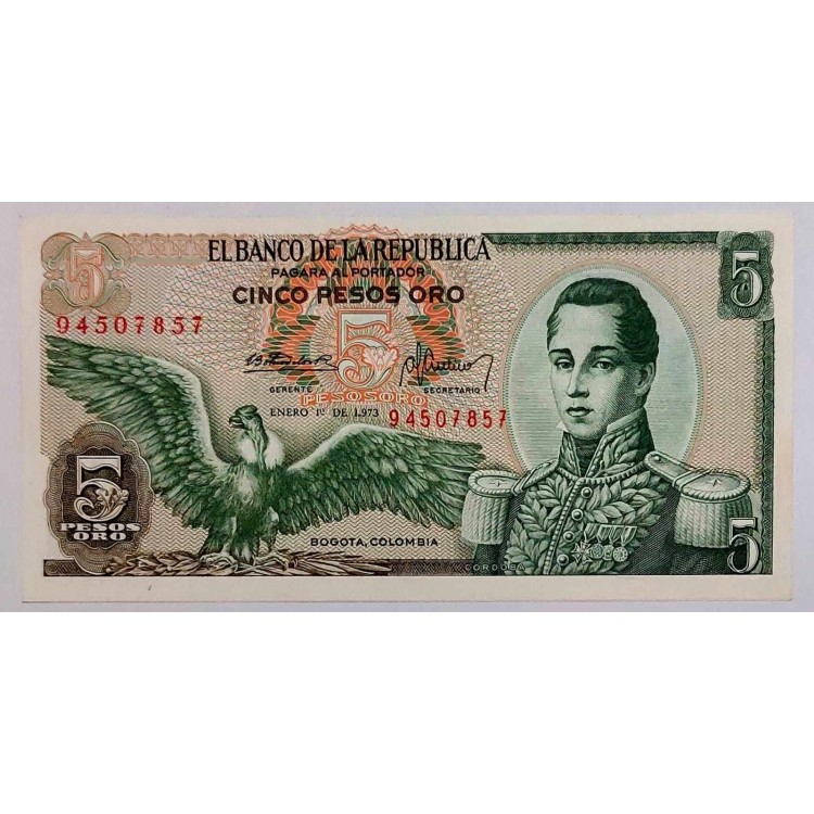 KOLOMBİYA 5 PESOS ORO KONDİSYON 10/10 