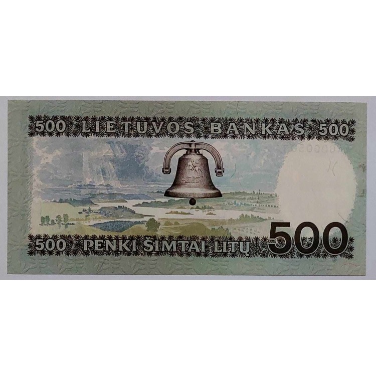 LİTVANYA 500 LİTU PİK P-51 YIL 1991 KONDİSYON 10/10 