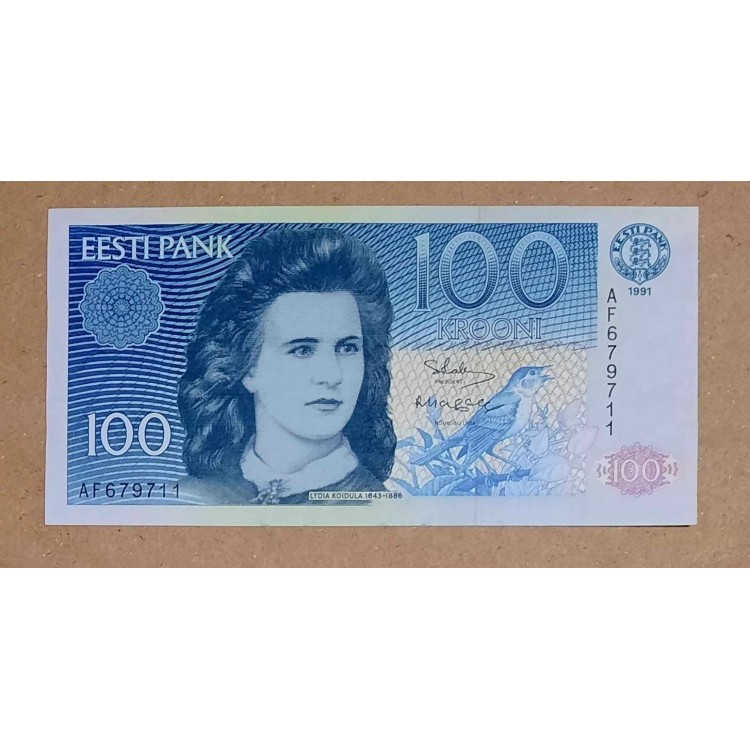 ESTONYA 100 KROONİ PİK P-74 YIL 1991  KONDİSYON 10/10