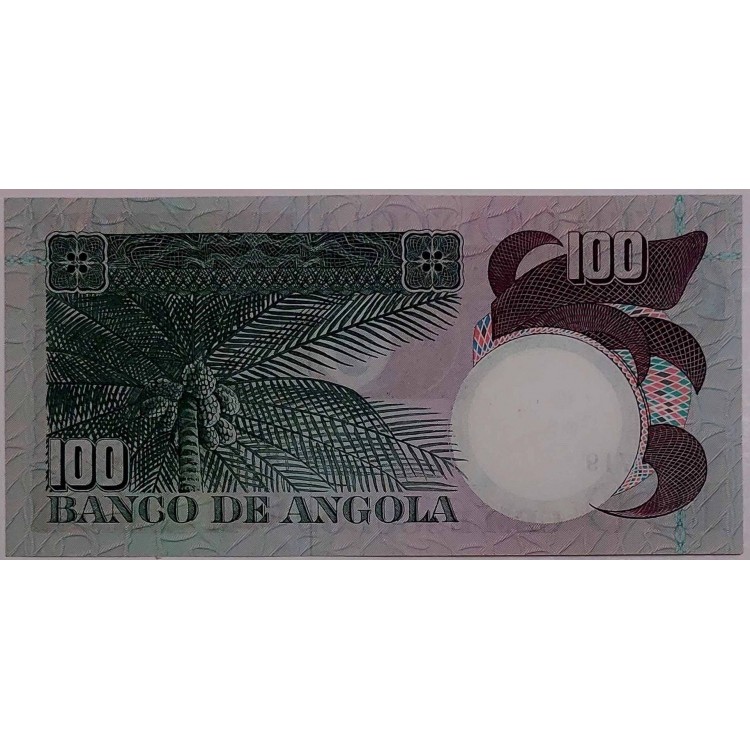 ANGOLA 100 ESCUDOS 1973 P#106 KONDİSYON 10/10