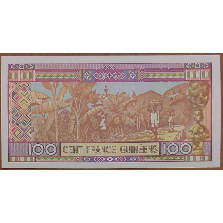 GİNE 100 FRANK PİK P-47A  YIL 2015 KONDİSYON 10/10 