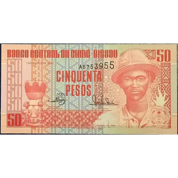 GUİNEA BİSSAU 50 PESOS KONDİSYON 10/10