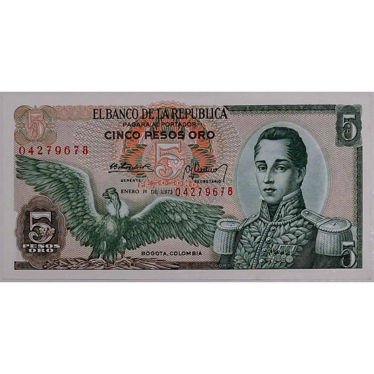 KOLOMBİYA 5 PESOS ORO  KONDİSYON 10/10 