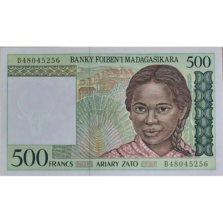 MADAGASKAR 500 FRANCS PİK P-75/a YIL 1994 KONDİSYON 10/10