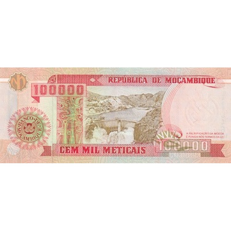 MOZAMBİK 100.000 METİCAİS KONDİSYON 10/10