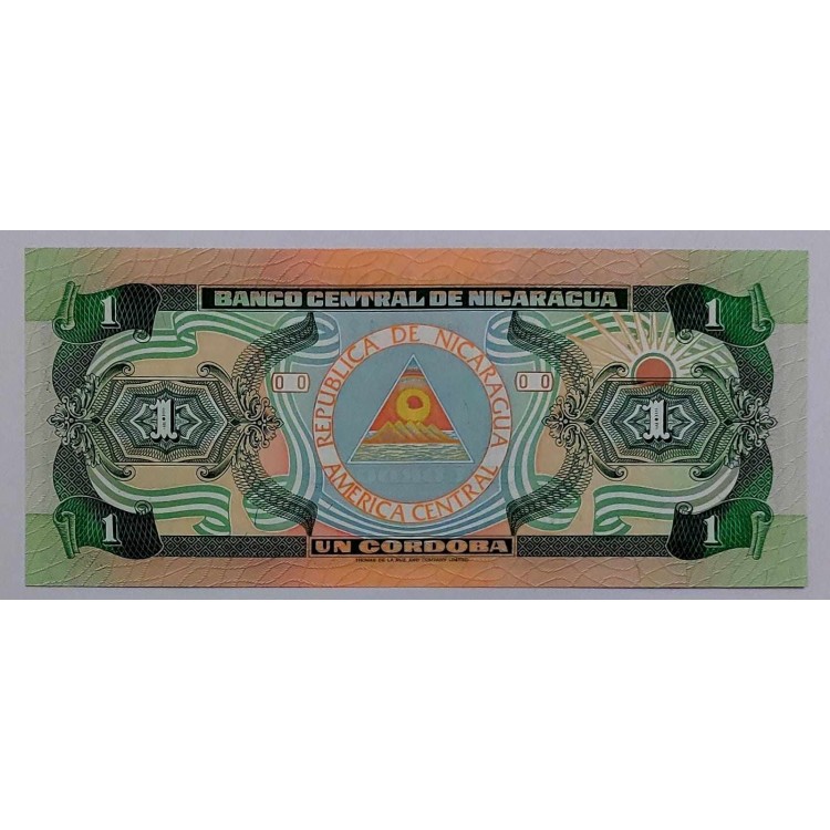 NİKARAGUA 1 CORDOBAS 1990 P#173a KONDİSYON 10/10