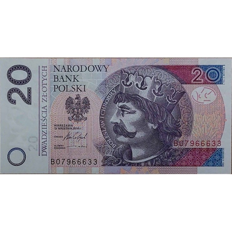 POLANYA 20 ZLOTYCH  KONDİSYON 10/10 