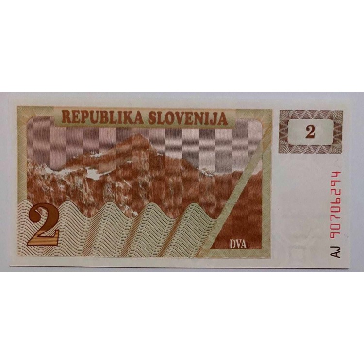 SLOVENYA 2 TOLARJEV  KONDİSYON 10/10 