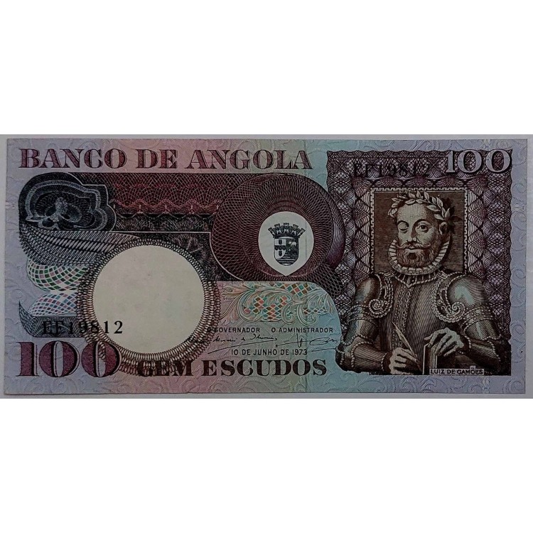 ANGOLA 100 ESCUDOS  KONDİSYON 10/10