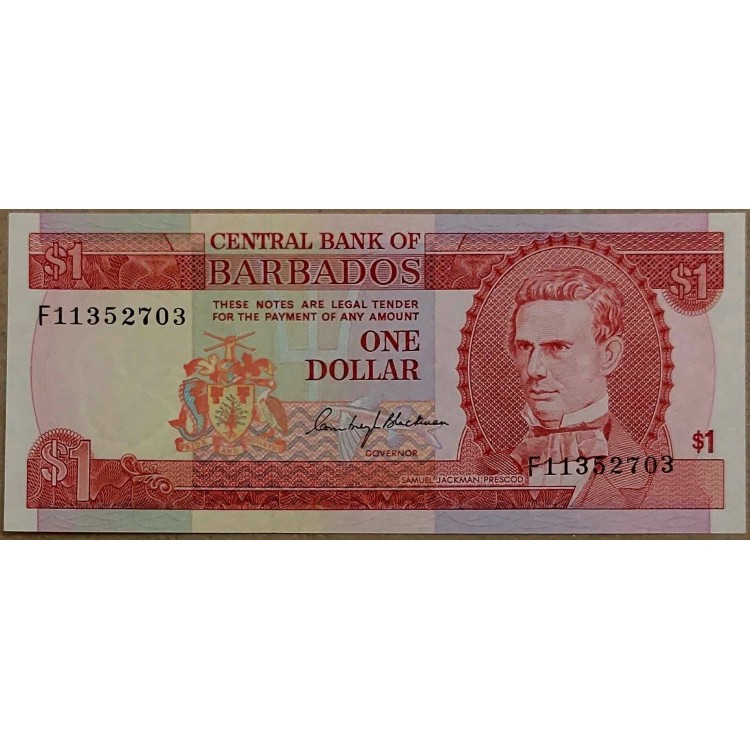 BARBADOS 1 DOLLARS  KONDİSYON 10/10