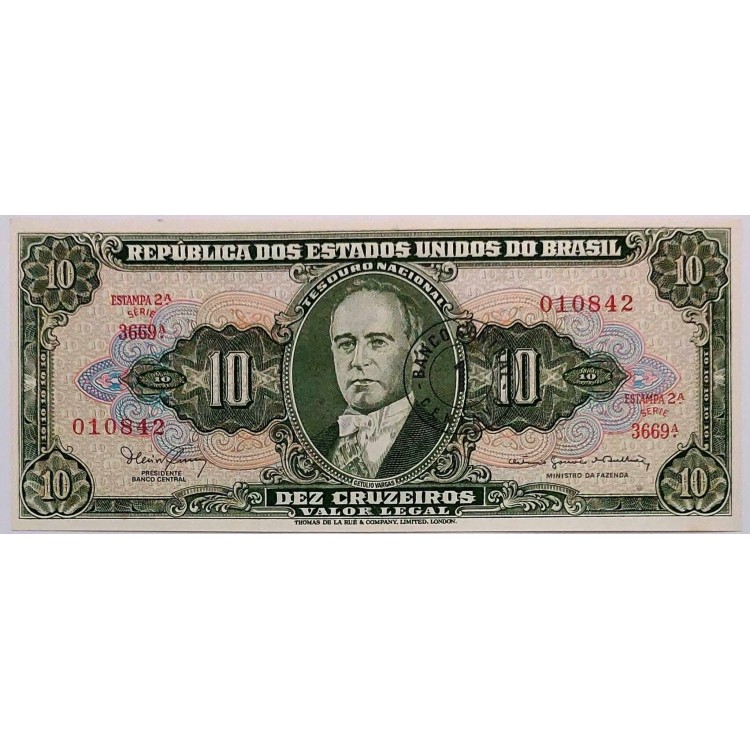 BREZİLYA 10 CRUZEİROS  KONDİSYON 10/10