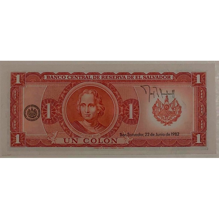 EL SALVADOR 1 KOLON  KONDİSYON 10/10