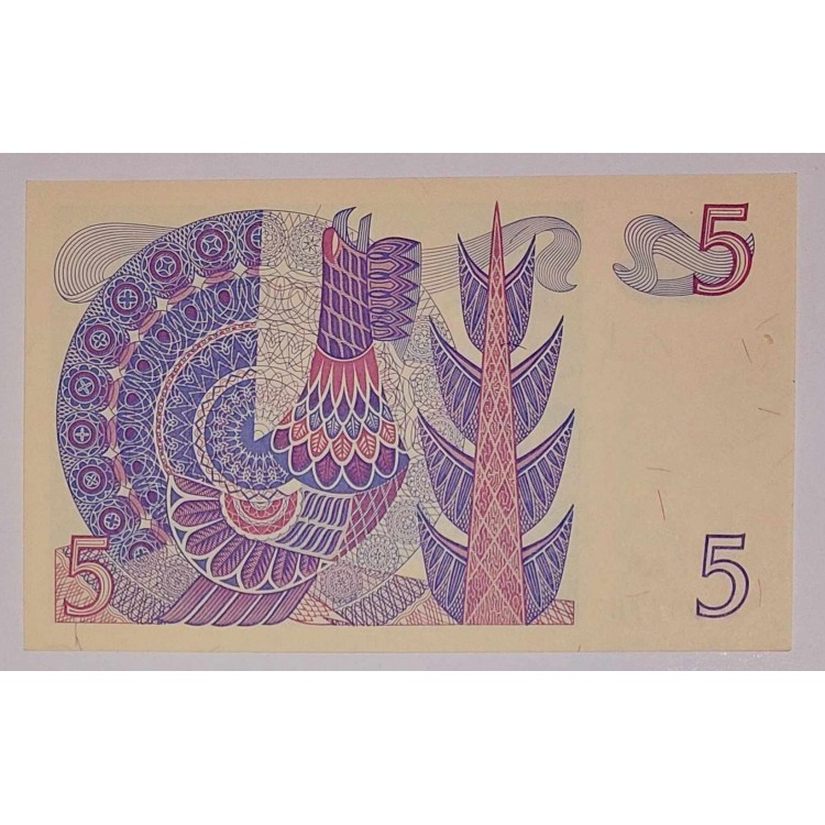 İSVEÇ 5 KRONOR PİK  P 51  YIL 1977 KONDİSYON 10/10 