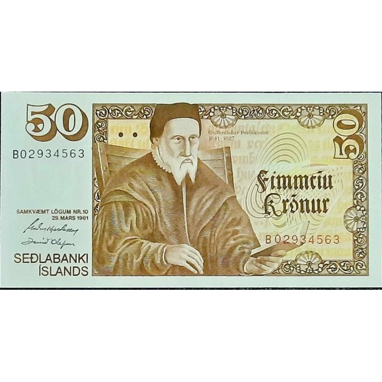 İZLANDA 50 KRONUR KONDİSYON 10/10