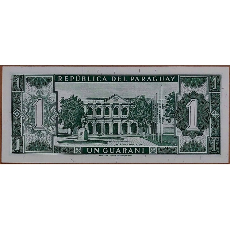 PARAGUAY 1 GUARANİES PİK P-193/b YIL 1952 /1963 KONDİSYON 10/10 
