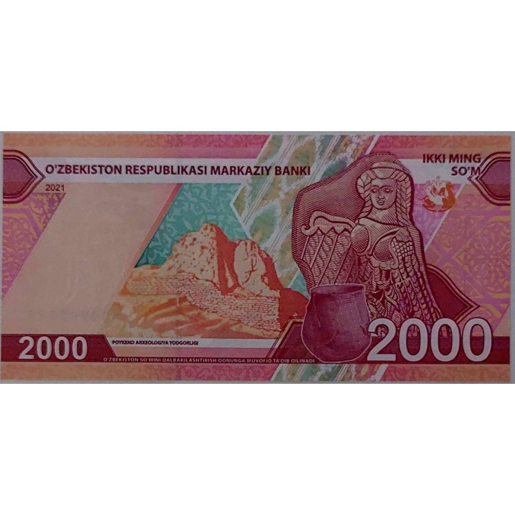 ÖZBEKİSTAN 2000 SOM  KONDİSYON 10/10