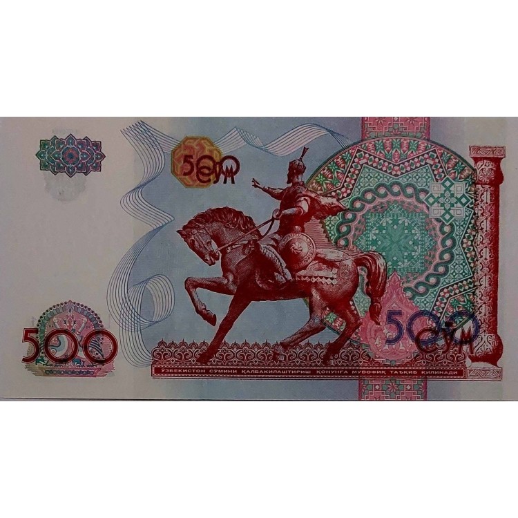 ÖZBEKİSTAN 500 SUM   KONDİSYON 10/10 