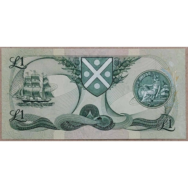 İSKOÇYA 1 POUND 1988 P#111g KONDİSYON 10/9