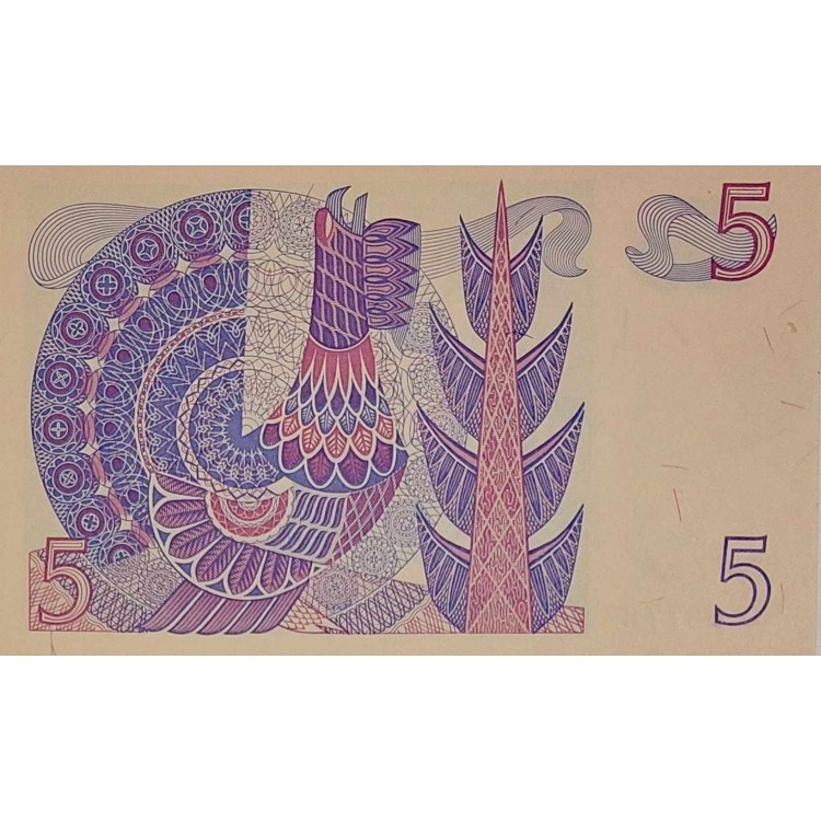 İSVEÇ 5 KRONOR PİK  P 51  YIL 1977 KONDİSYON 10/10 