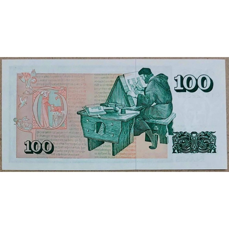 İZLANDA 100 KRONUR PİK P-50 YIL 1961 KONDİSYON 10/10 