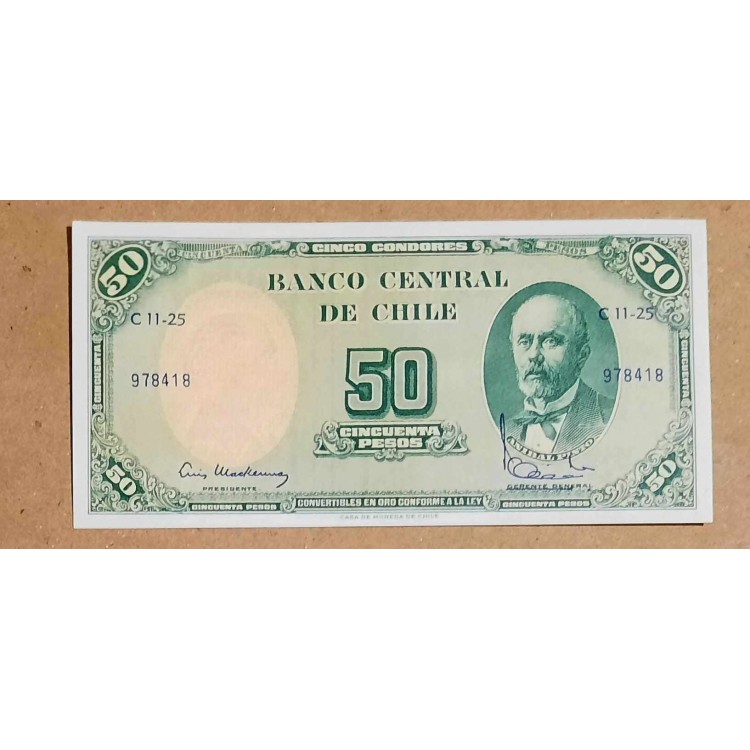 ŞİLİ 5 CENTESİMOS PİK P-126 YIL 1960/61 KONDİSYON 10/10 