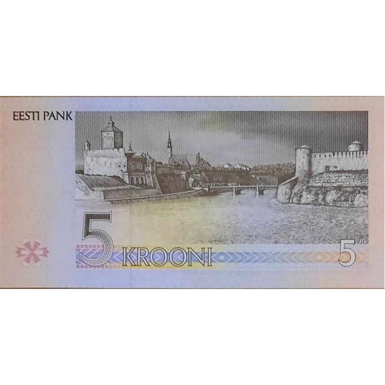ESTONYA 5 KROONİ PİK P-76YIL 1994  KONDİSYON 10/10
