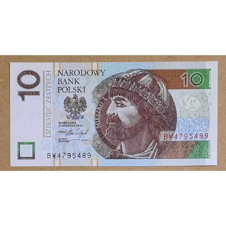 POLANYA 10 ZLOTYCH PİK P-183 YIL 2016 KONDİSYON 10/10 