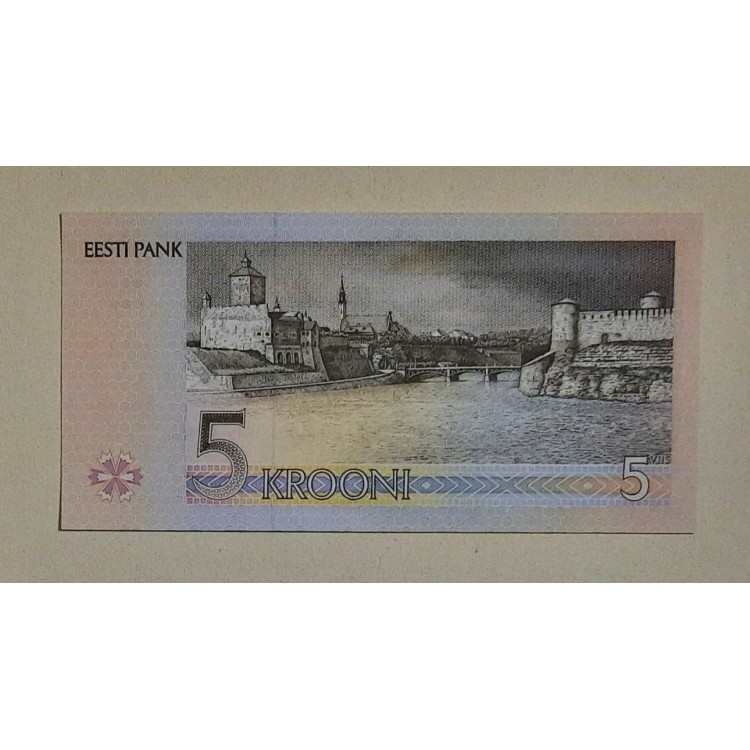 ESTONYA 5 KROONİ PİK P-76YIL 1994  KONDİSYON 10/10