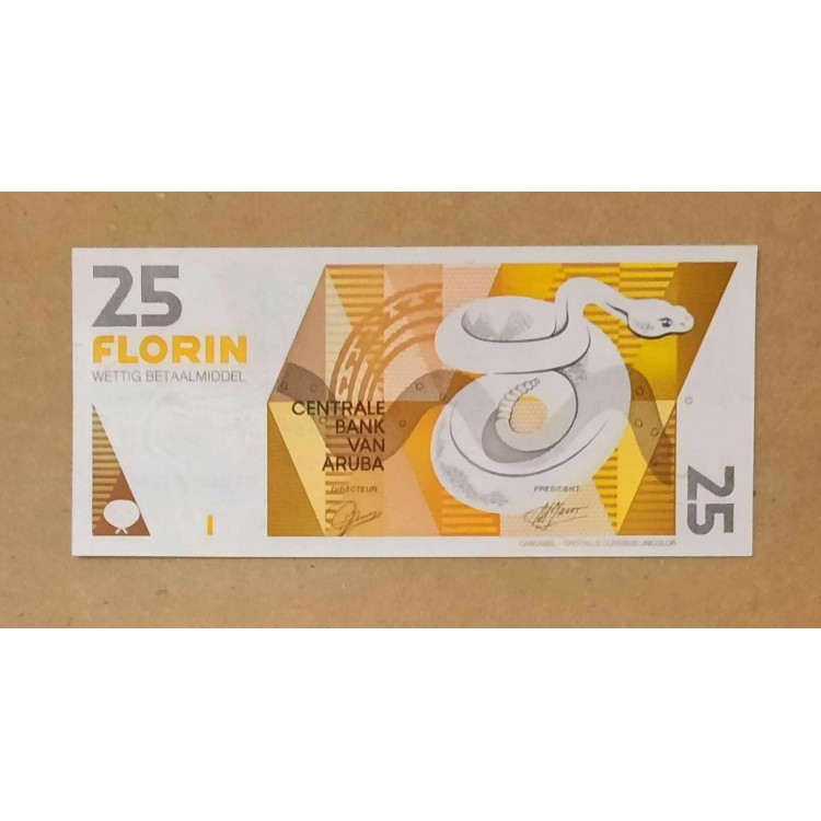  ARUBA 25 FLORIN 1993 P#12  KONDİSYON 10/10 