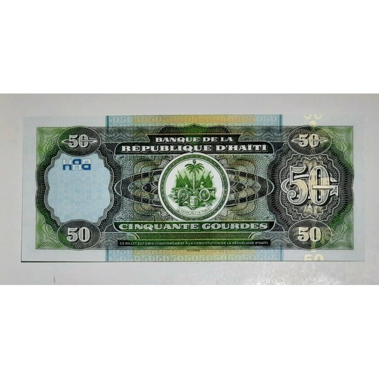 HAİTİ 50 GOURDES PİK P-267 YIL 2003 KONDİSYON 10/10