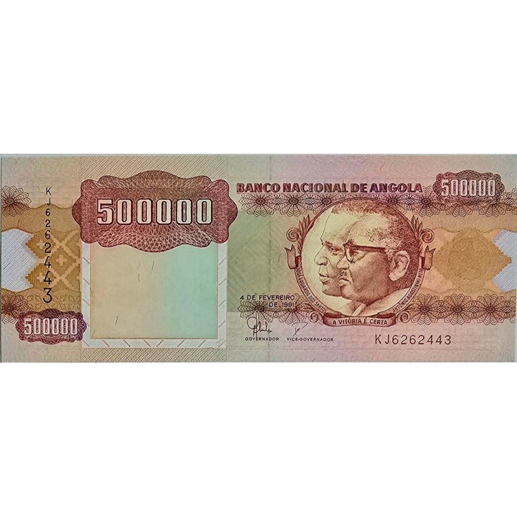 ANGOLA 500.000 KWANZAS  KONDİSYON 10/10