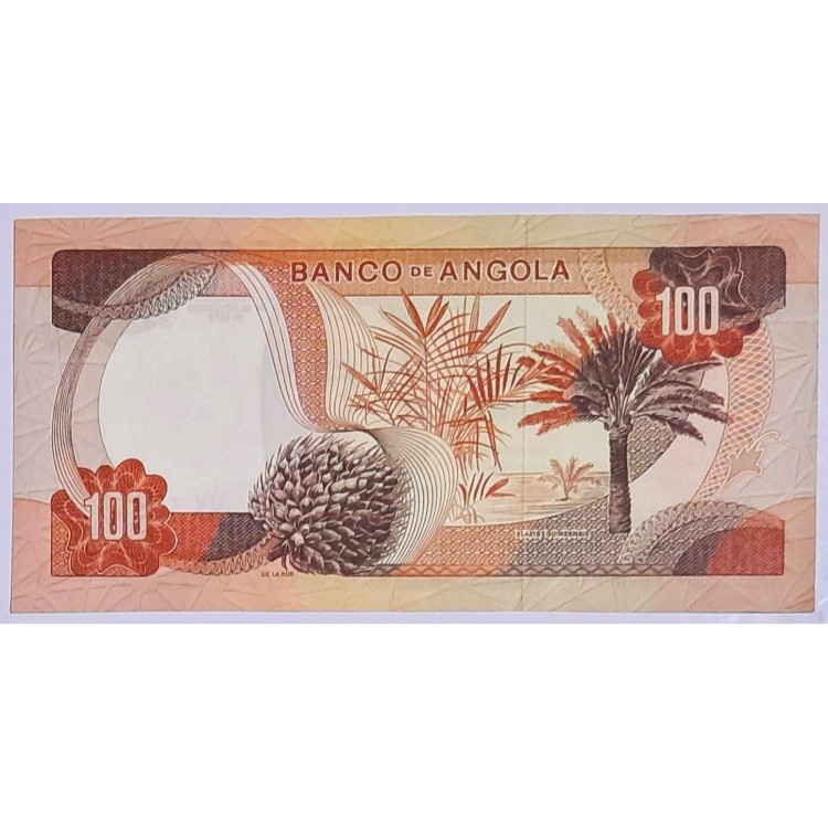 ANGOLA 100 ESCUDOS 1972 P#101 KONDİSYON 10/10