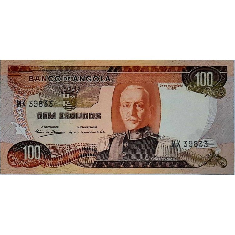 ANGOLA 100 ESCUDOS  KONDİSYON 10/10