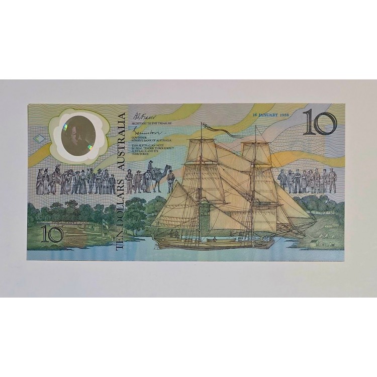 AVUSTRALYA 10 DOLARS PİK P-49a YIL 1988   KONDİSYON 10/10