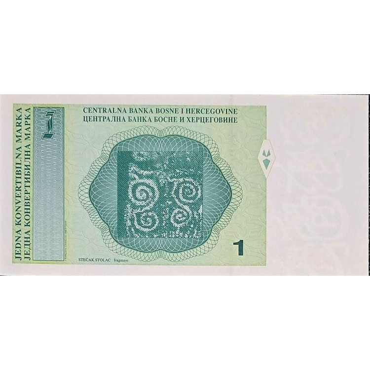 BOSNA HERSEK 1 CONVERTİPLE MARAKA PİK P-59 YIL 1998 KONDİSYON 10/10 