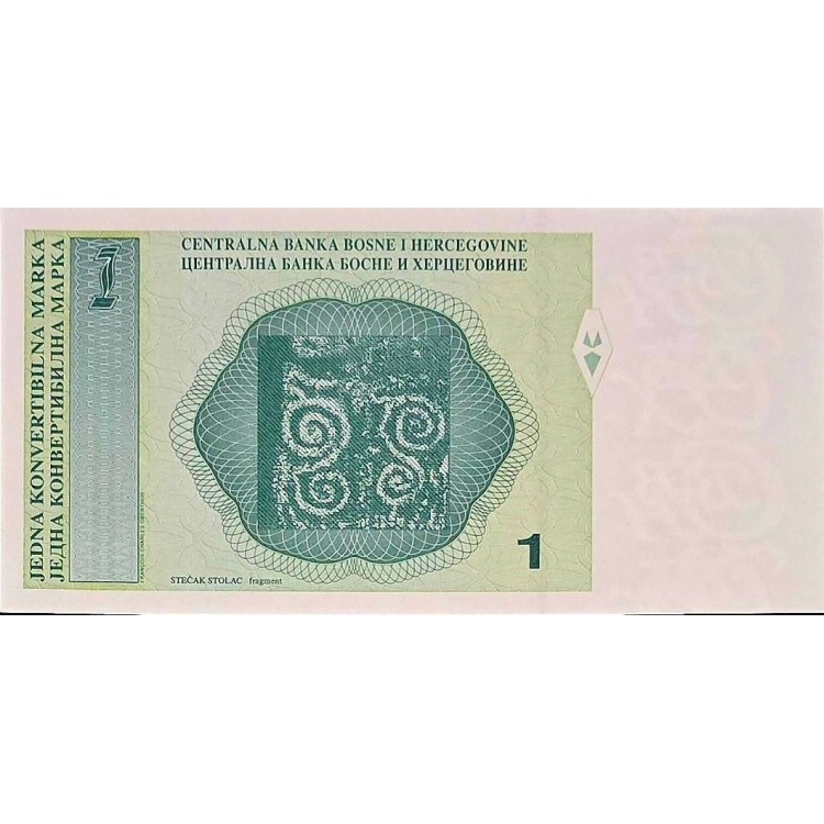 BOSNA HERSEK 1 CONVERTİPLE MARAKA PİK P-59 YIL 1998 KONDİSYON 10/10 