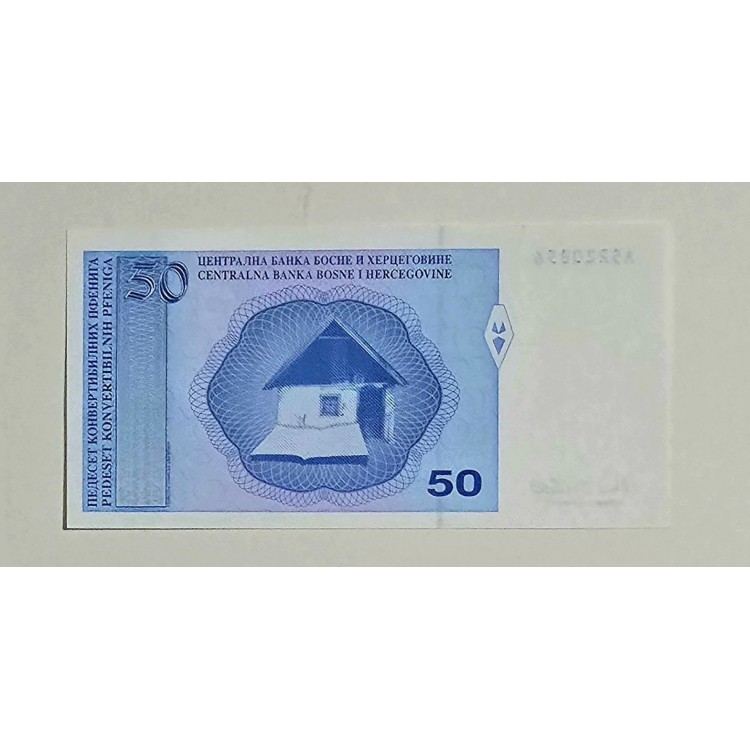 BOSNA HERSEK 50 CONVERTİPLE PFENİGA  PİK P-58 YIL 1998 KONDİSYON 10/10 