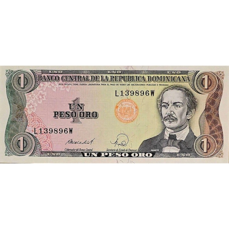 DOMİNİK CUMHURİYETİ 1 PESOS ORO   KONDİSYON 10/10