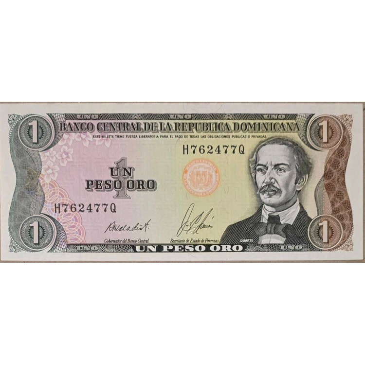 DOMİNİK CUMHURİYETİ 1 PESOS ORO   KONDİSYON 10/10