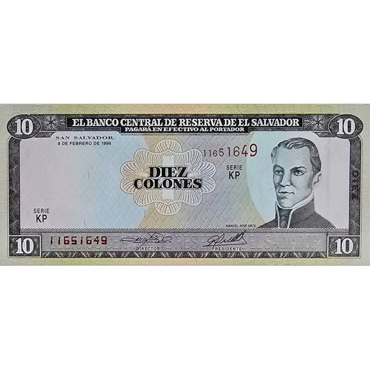 EL SALVADOR 10 KOLON  KONDİSYON 10/10 nadirlik endeksi 69
