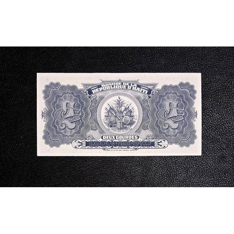 HAİTİ  2 GOURDES PİK P-260 YIL 1992 KONDİSYON 10/10 