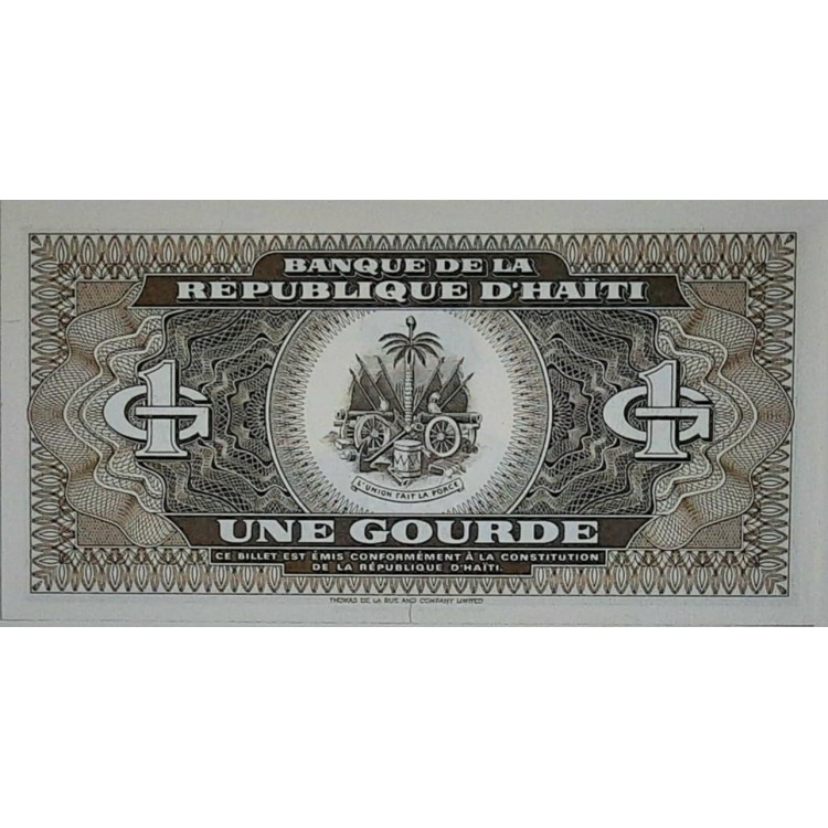 HAİTİ 1 GOURDE  KONDİSYON 10/10