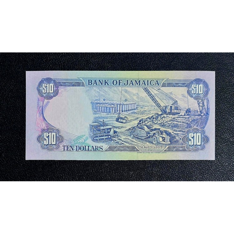 JAMAİKA 10 DOLLARS PİK P-71/d YIL 1991 KONDİSYON 10/10 