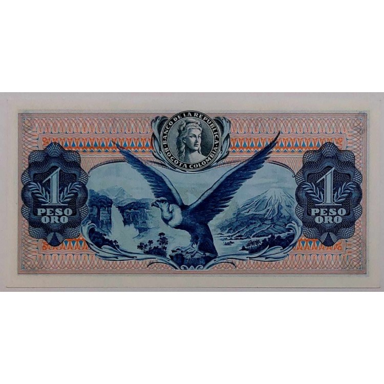 KOLOMBİYA 1 PESOS ORO PİK P-404 YIL 1973 KONDİSYON 10/10 