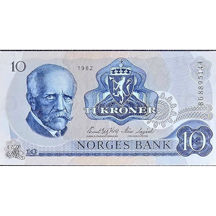 NORVEÇ 10 KRONER  KONDİSYON 10/10