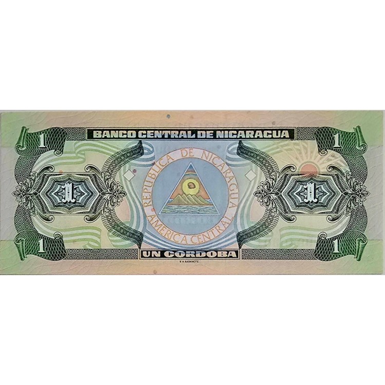 NİKARAGUA 1 CORDOBAS 1990 P#173a KONDİSYON 10/10
