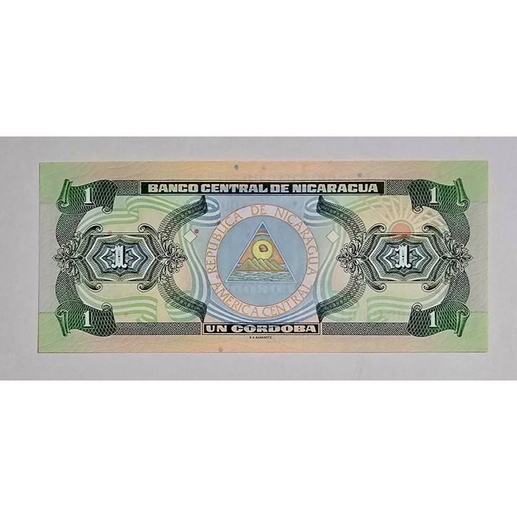 NİKARAGUA 1 CORDOBAS 1990 P#173a KONDİSYON 10/10